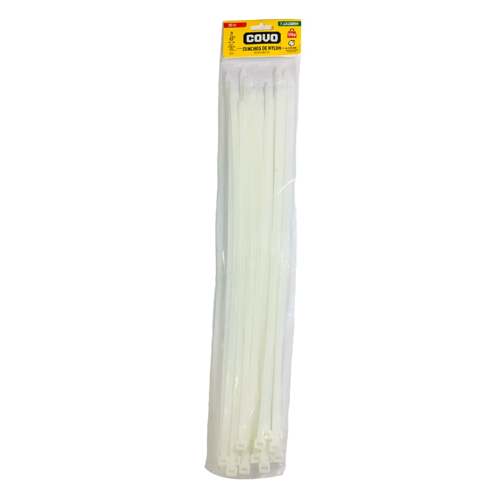 TIRRAJE NYLON BLANCO 7.6-450MM COVO