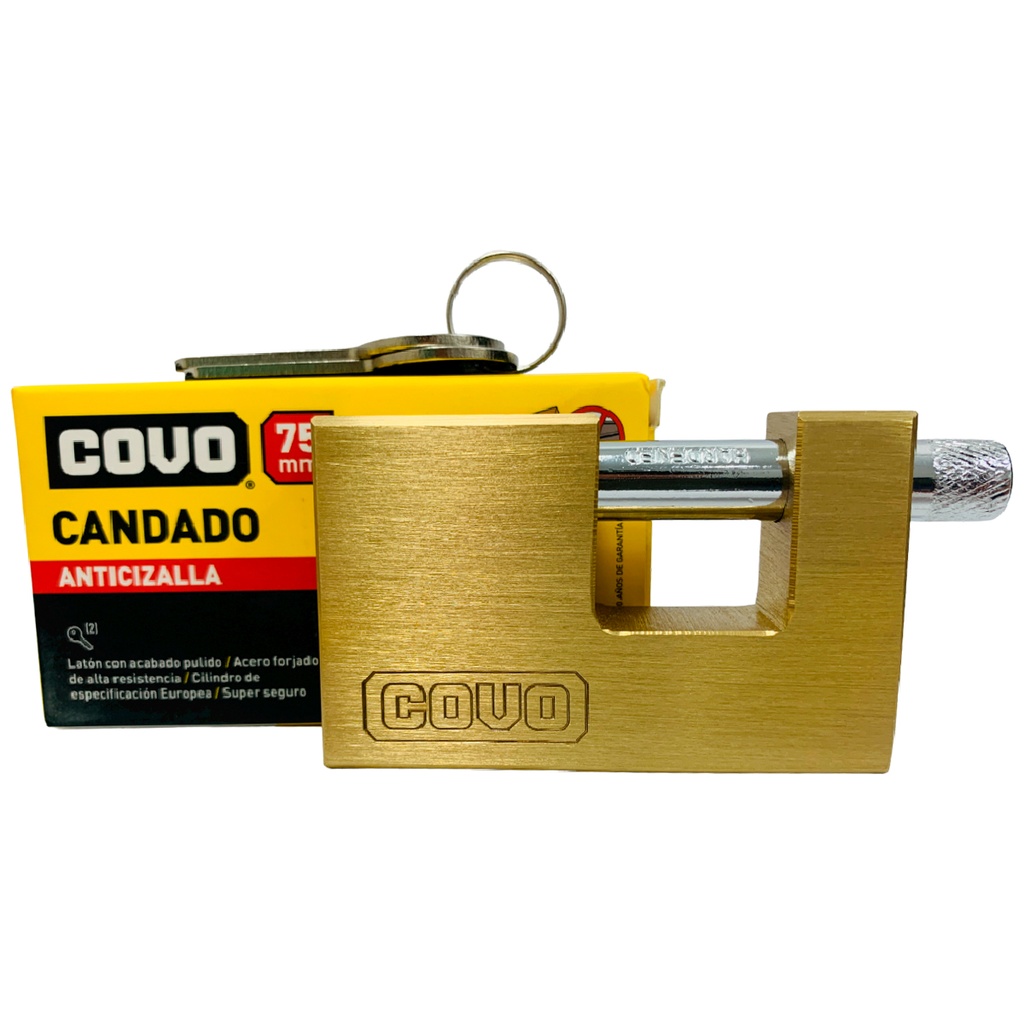 CANDADO 75MM ANTICIZALLA COVO