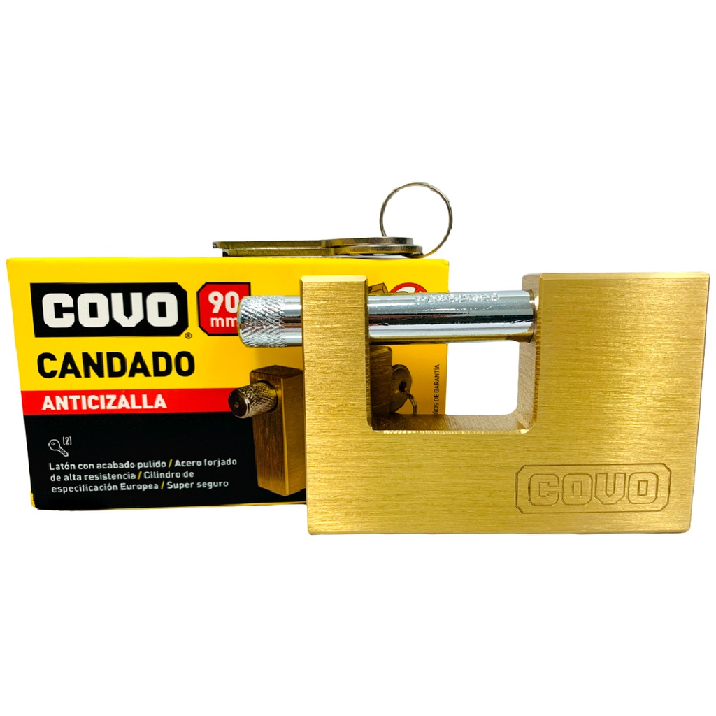 CANDADO 90MM ANTICIZALLA COVO