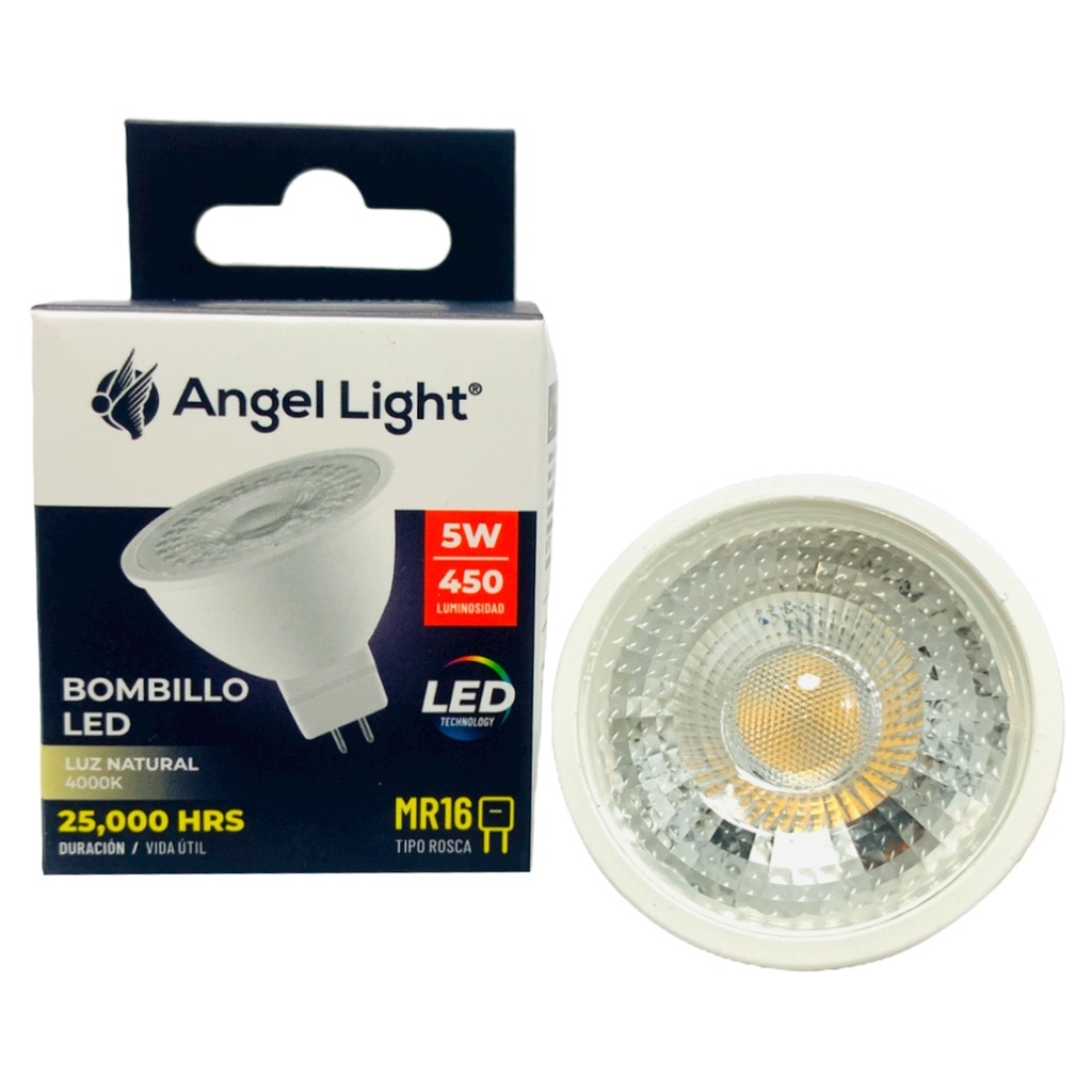 BOMBILLO LED DICROICO 5W MR16 4000K ANGEL LIGHT