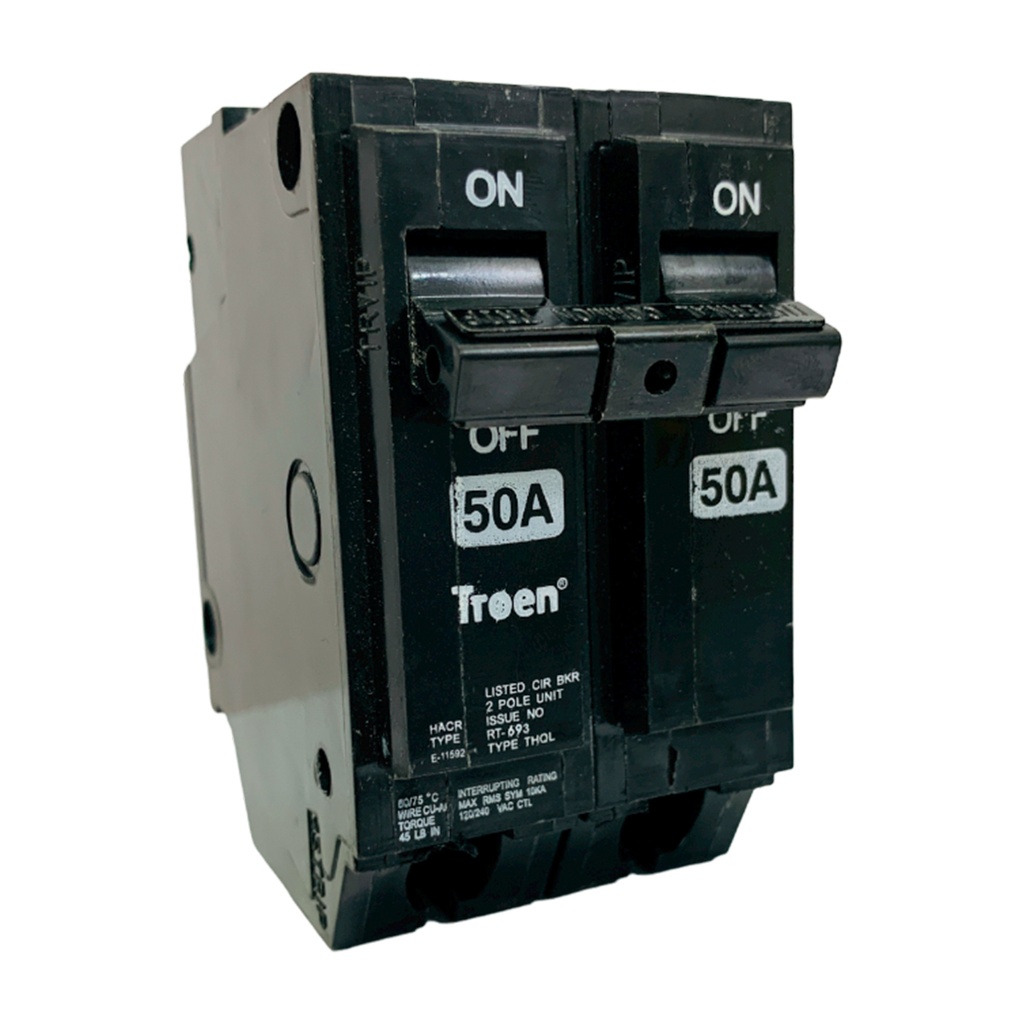 BREAKER PARA EMPOTRAR 2P X 50AMP TROEN