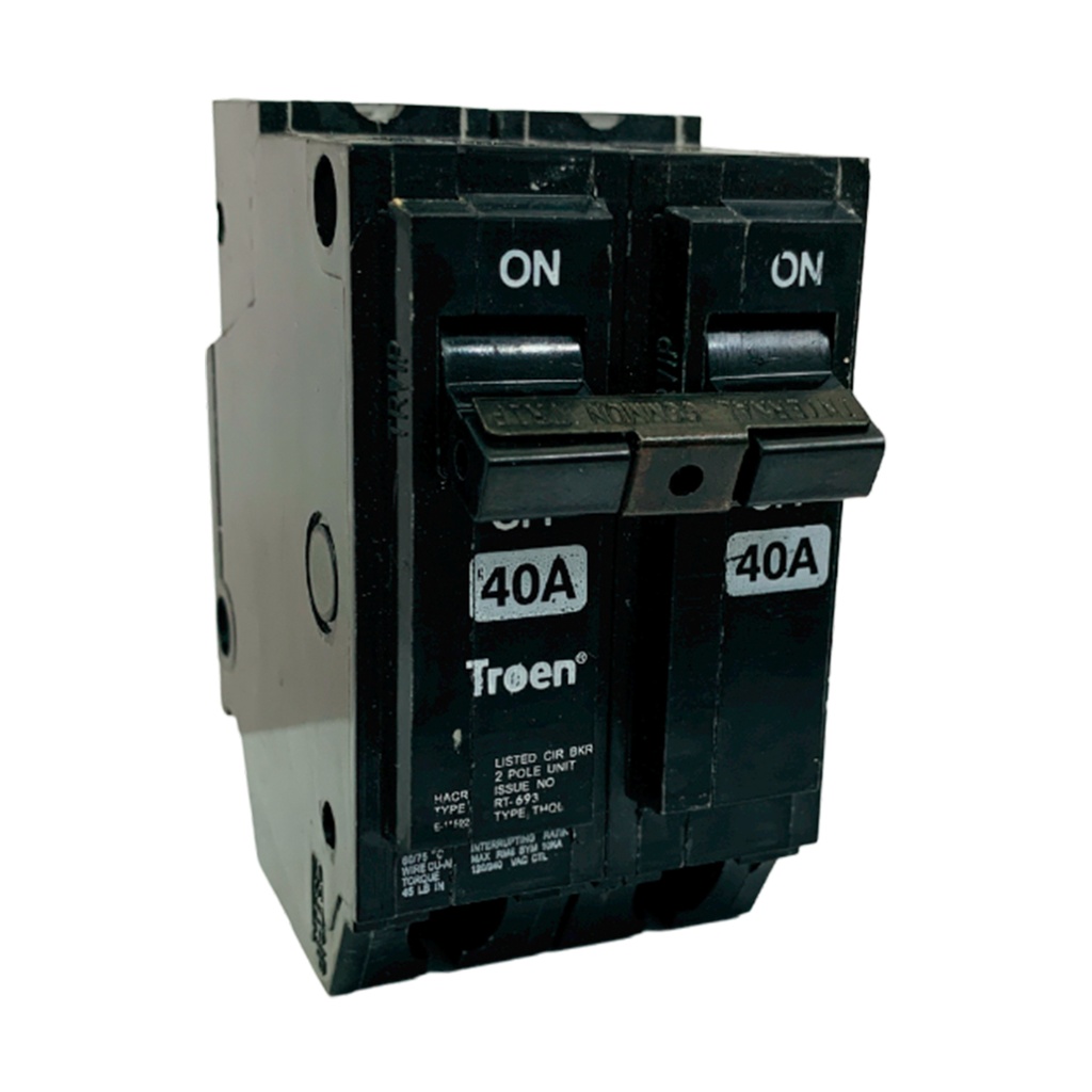 BREAKER PARA EMPOTRAR 2P X 40AMP TROEN