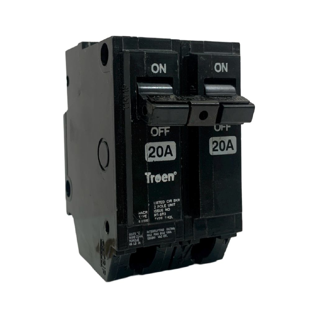 BREAKER PARA EMPOTRAR 2P X 20AMP TROEN