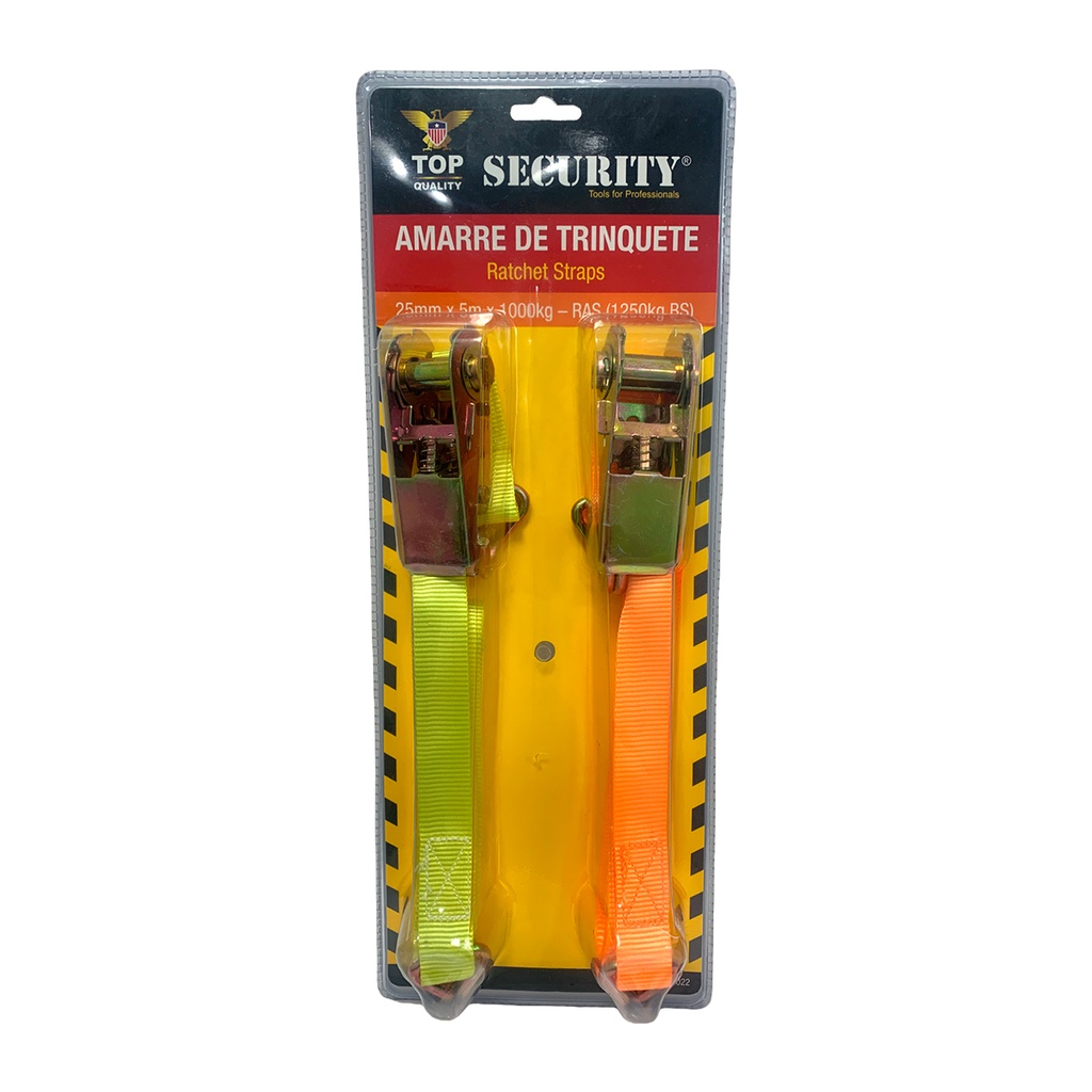 CORREA DE AMARRE CON TRINQUETE 1000KG SECURITY