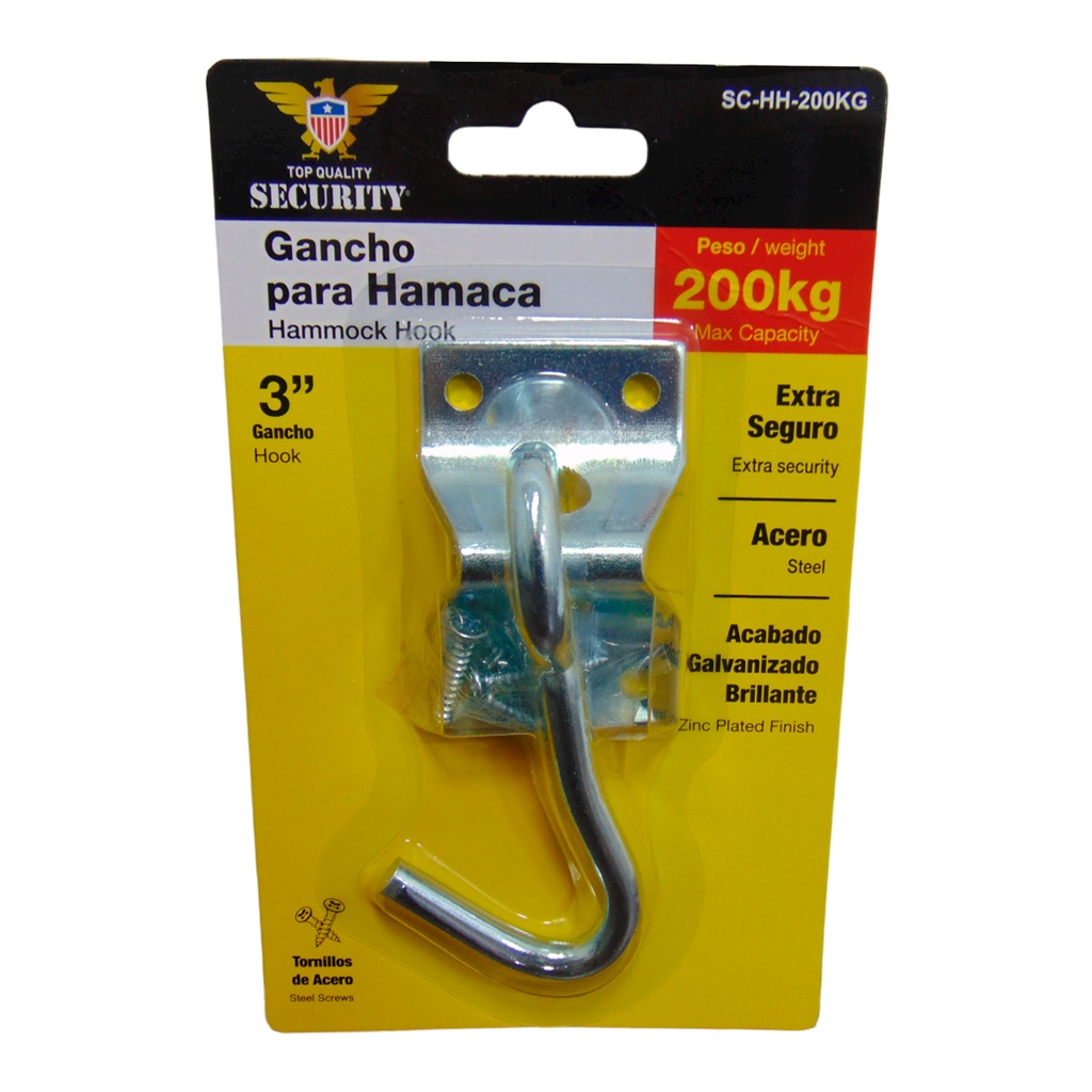 GANCHO PARA HAMACA 200KG SECURITY