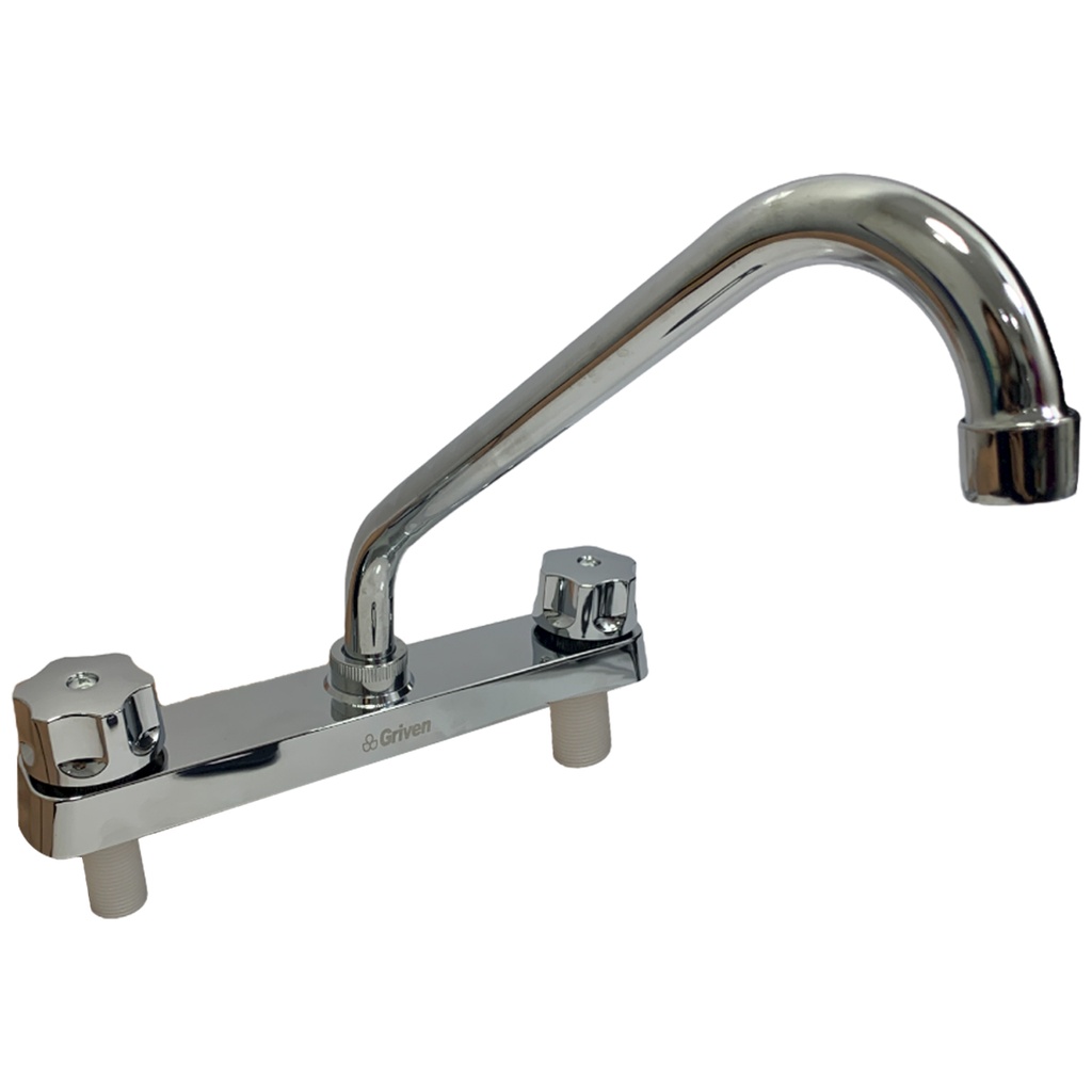 GRIFERIA PARA FREGADERO CON DOBLE MANIJA GRIVEN BASIC
