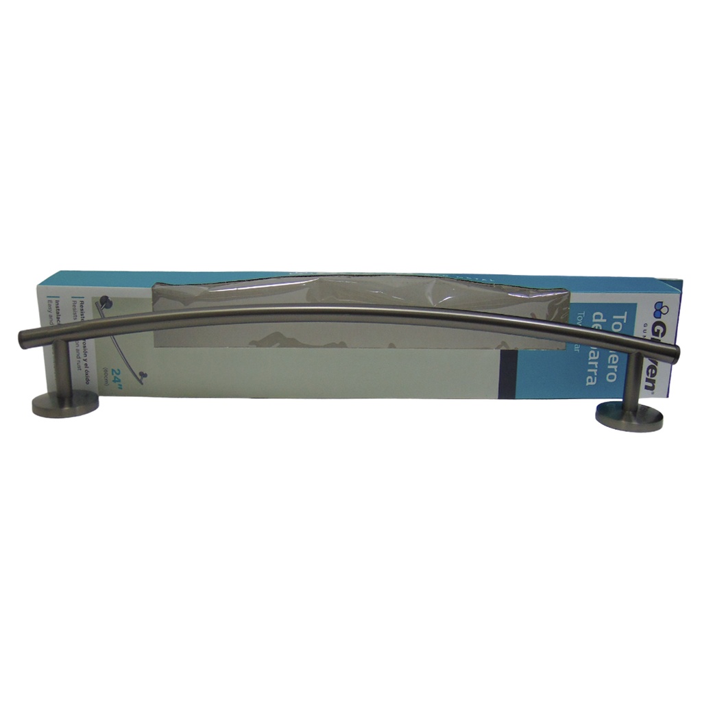 TOALLERO DE BARRA GRIVEN GUN METAL