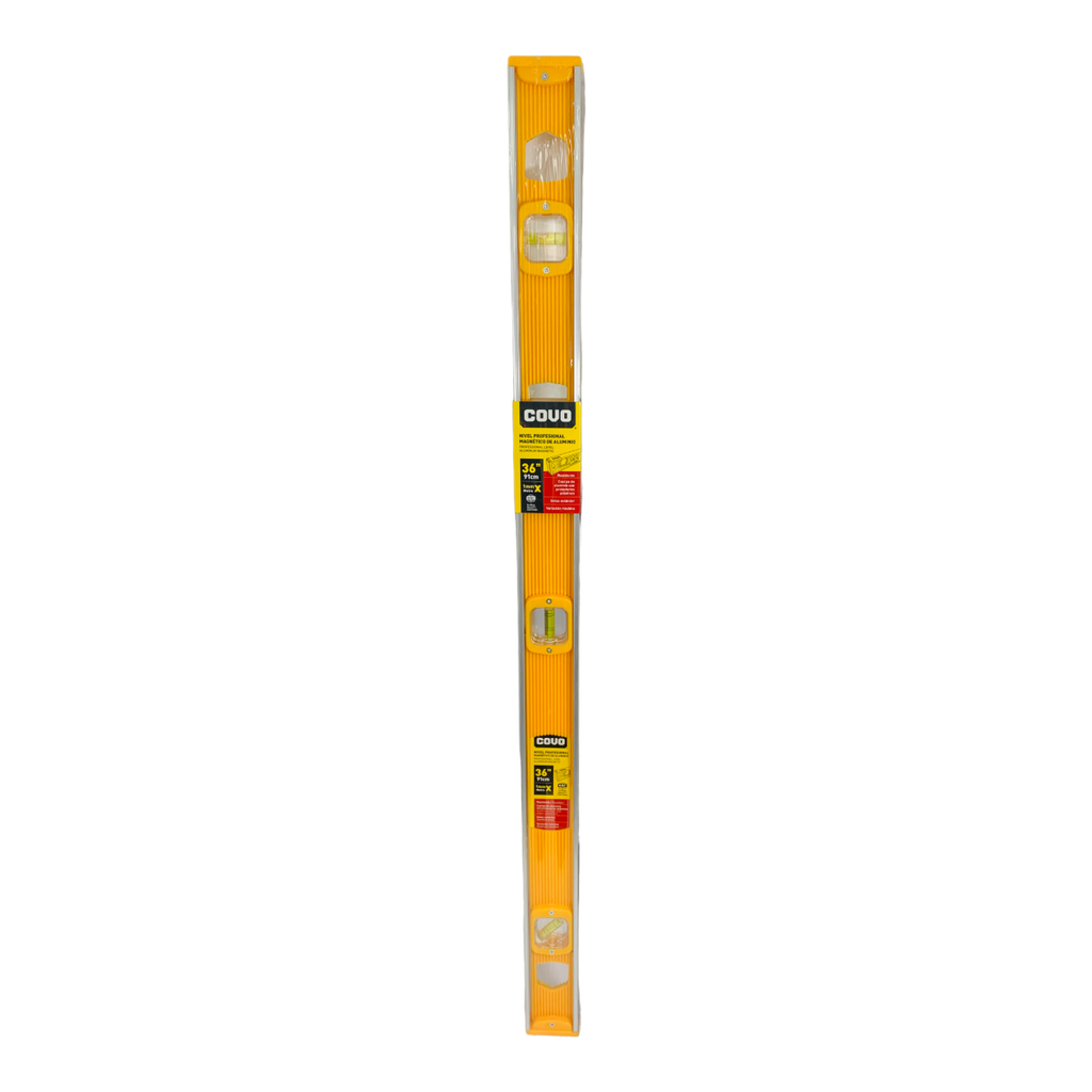 NIVEL PROFESIONAL MAGNETICO DE ALUMINIO 36" COVO