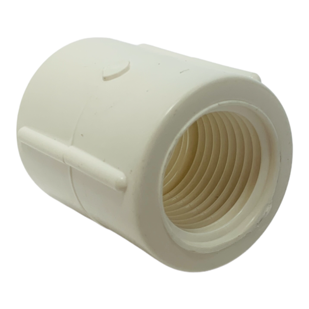 UNION COPLE DE PVC 1/2" CON ROSCA BLANCO GRIVEN