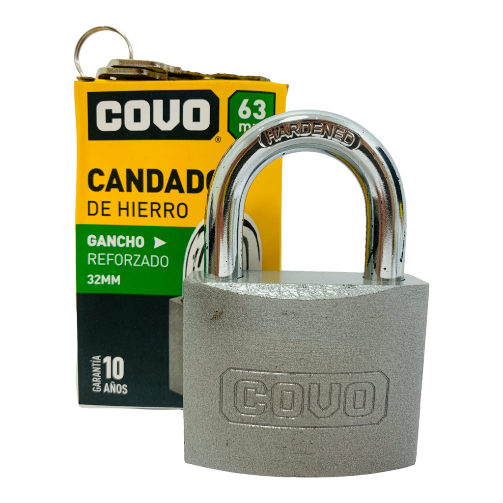 CANDADO 63MM HIERRO COVO