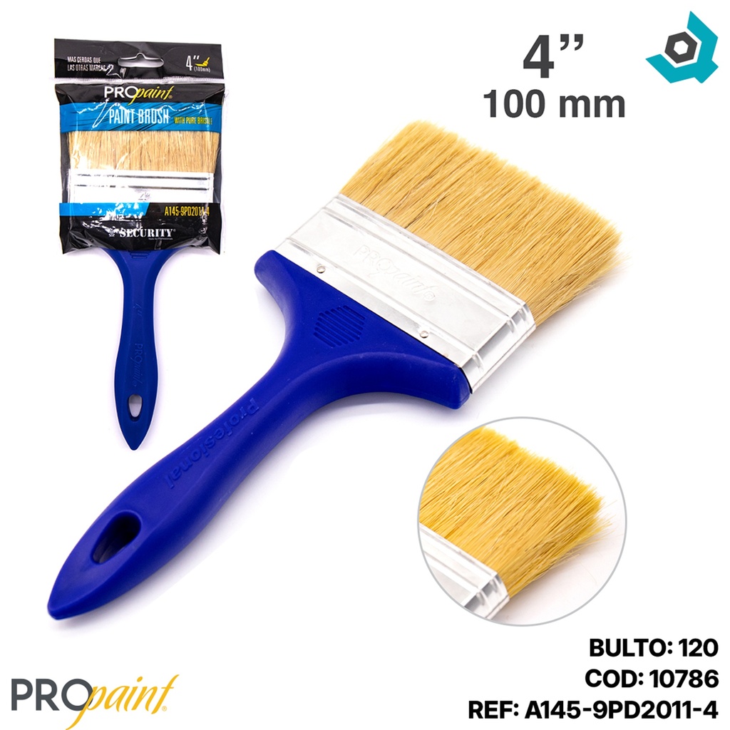 BROCHA PARA PINTAR 4" PRO PAINT