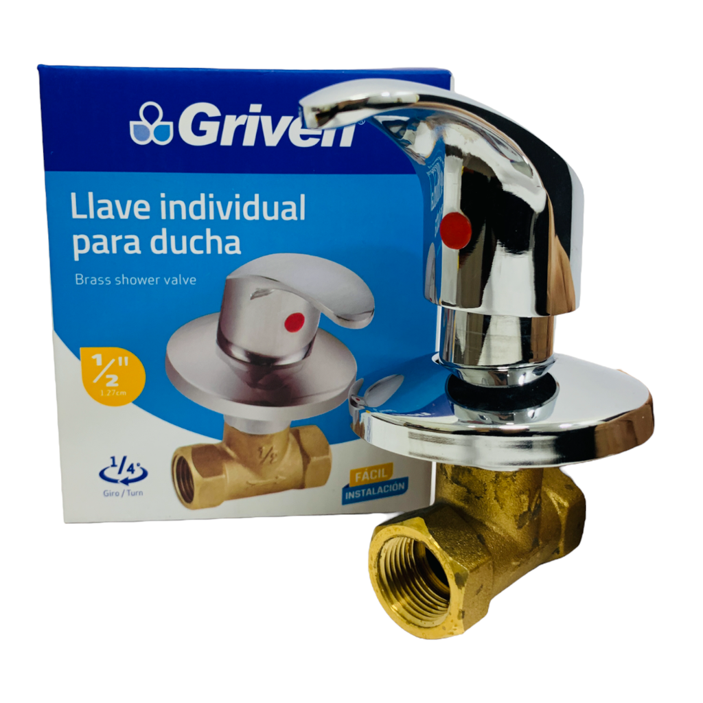 LLAVE PARA DUCHA 1/2" GRIVEN
