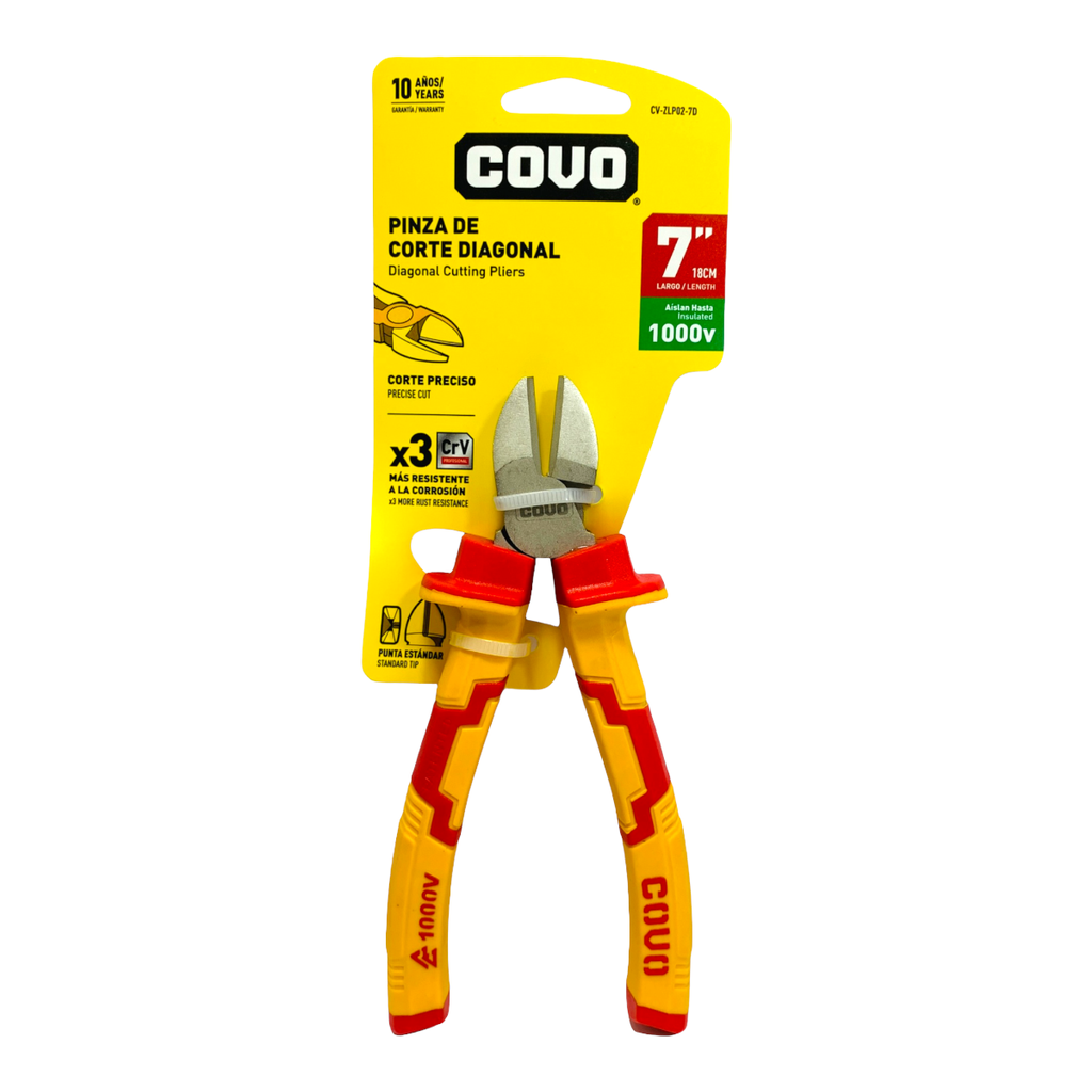 PINZA DE CORTE DIAGONAL 7" COVO