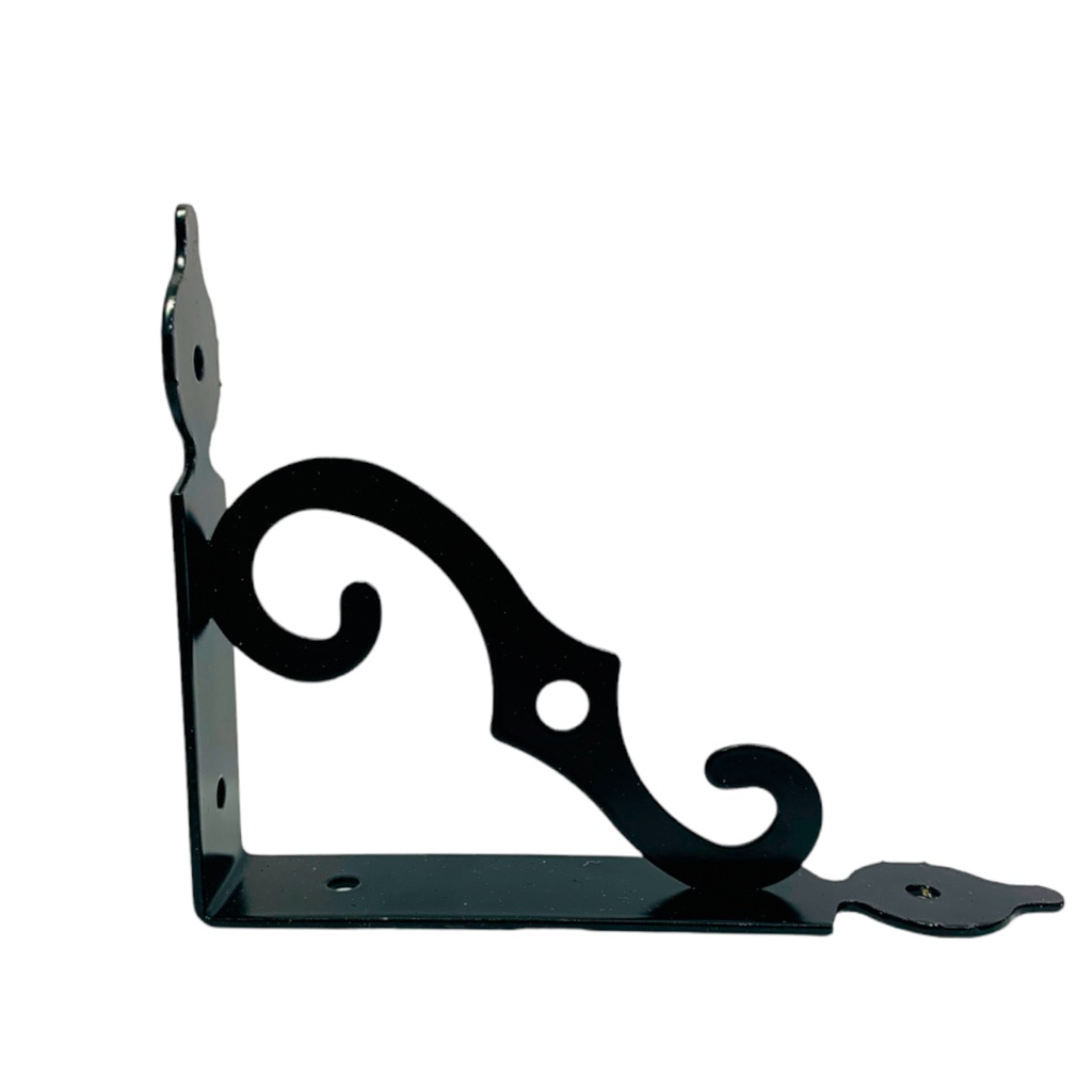 ANGULO DE SOPORTE 14 X 10.5 CM NEGRO MATE