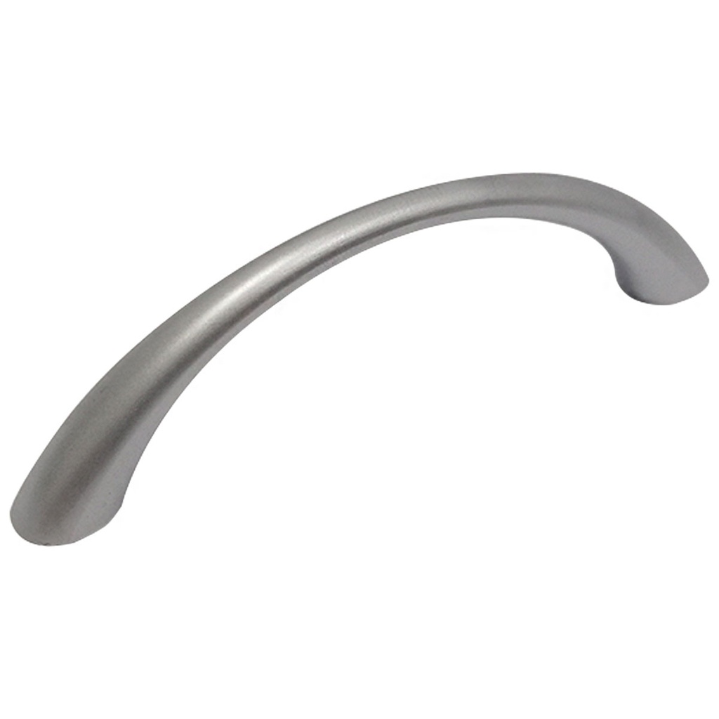 TIRADOR PARA MUEBLES 64MM PLATEADO MATE