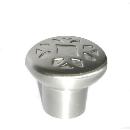 TIRADOR PARA MUEBLES DE BOTON SATINADO
