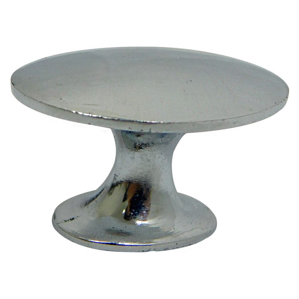 TIRADOR PARA MUEBLES DE BOTON CROMADO