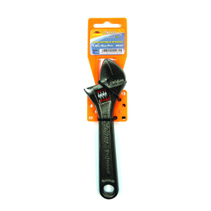 LLAVE AJUSTABLE 6" NIQUELADA OSCURO WOLFGANG