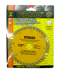 DISCO DIAMANTADO 4 1/2" DE CORTE TURBO COVO