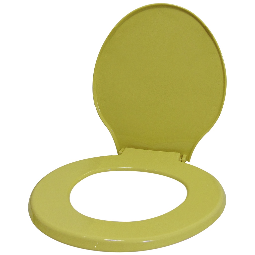 ASIENTO PARA INODORO AMARILLO REDONDO RESIMOL