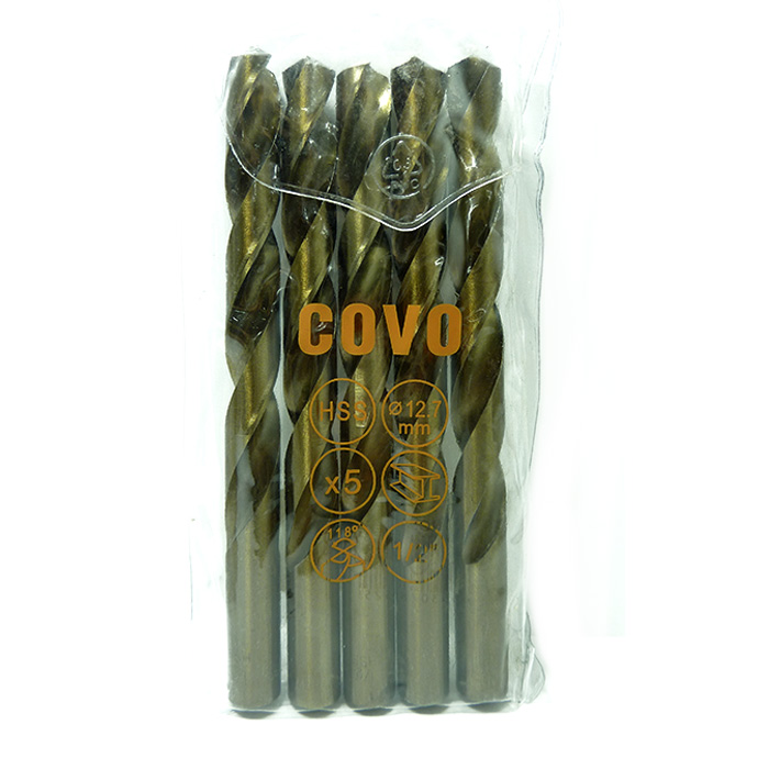 MECHA PARA HIERRO 1/2" 5 PIEZAS COVO
