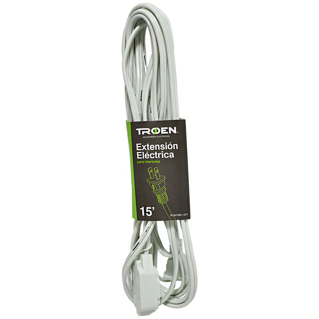 EXTENSION ELECTRICA 15FT 3 TOMAS TROEN
