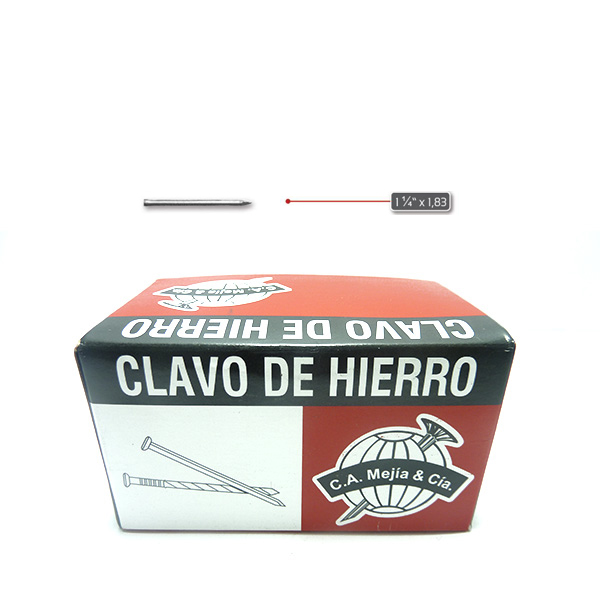 CLAVO DE HIERRO SIN CABEZA 1" 1/4 X 1,83MM (50X500GR) MEJIA