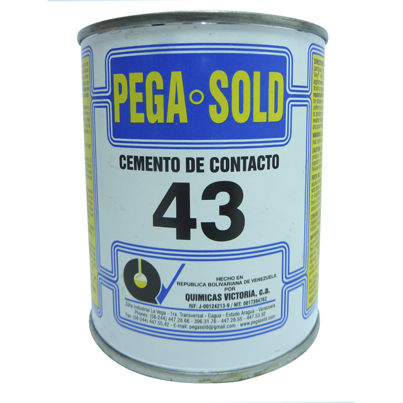 CEMENTO DE CONTACTO 43 1/8 DE GALON PEGA SOLD