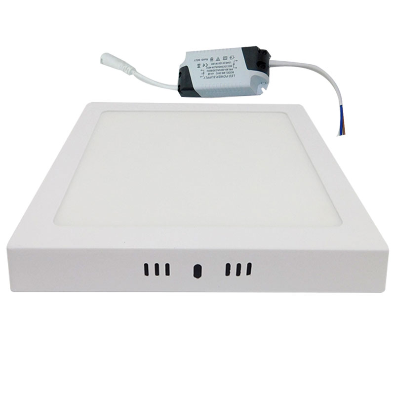 LAMPARA LED SUPERFICIAL CUADRADA 18W 8.5" LUZ BLANCA ANGEL LIGHT