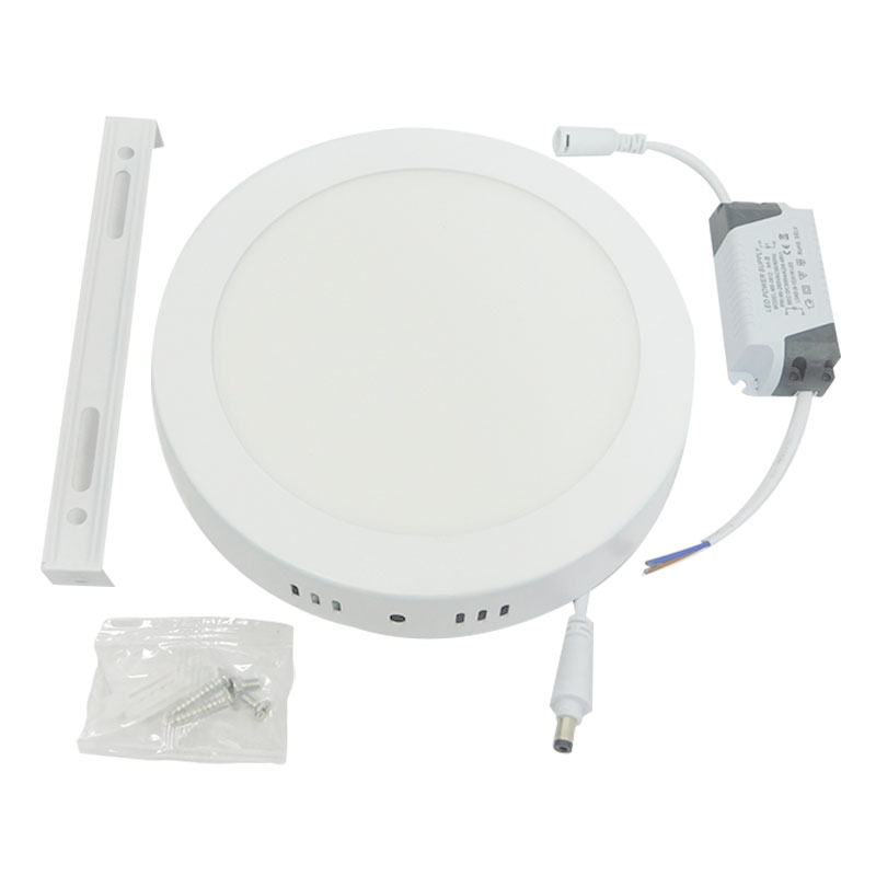 LAMPARA LED SUPERFICIAL REDONDA 12W 6.5" LUZ BLANCA ANGEL LIGHT