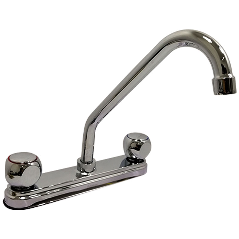 GRIFERIA PARA FREGADERO 8" DOBLE TEMPERATURA GRIVEN