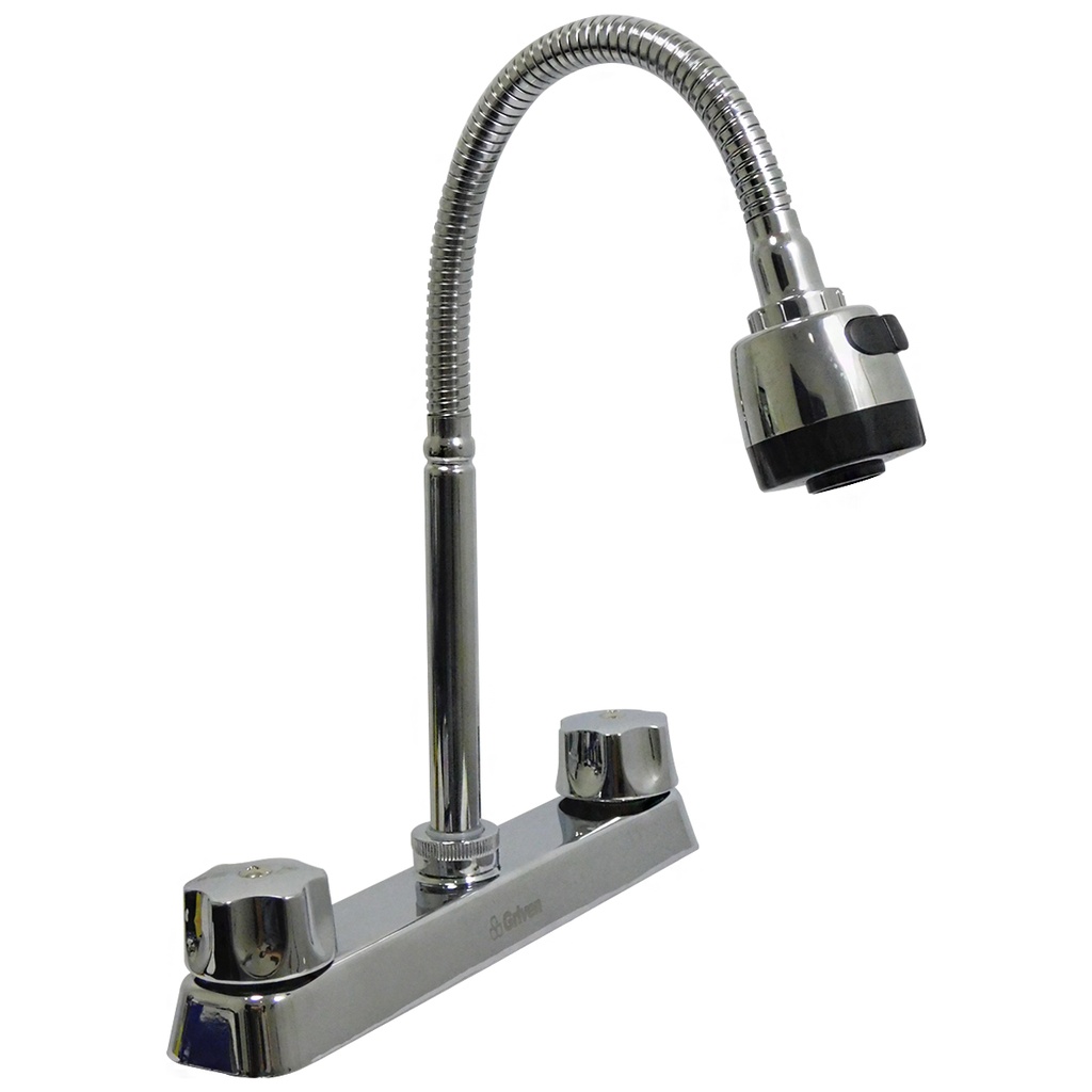 GRIFERIA PARA FREGADERO 8" CUELLO FLEXIBLE GRIVEN