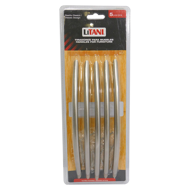 JUEGO DE TIRADORES 5PZAS 192MM LITANI