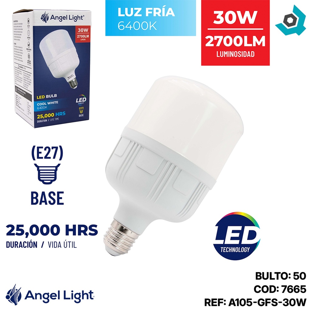 BOMBILLO LED 30W ANGEL LIGHT