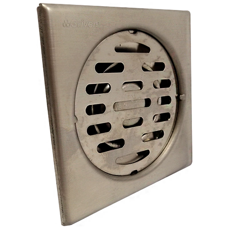 DESAGUE DE PISO 4" X 4" ANTI OLOR GRIVEN