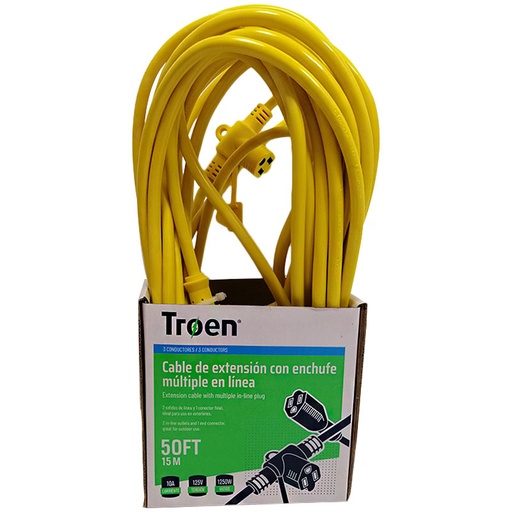 [7857] EXTENSION ELECTRICA MULTITOMA 15M TROEN