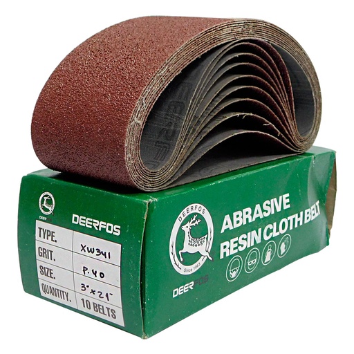 [7899] BANDA DE LIJA 3" X 21" GRANO 40 DEERFOS