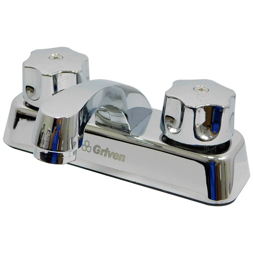 [7932] GRIFERIA PARA LAVAMANOS 4" DOBLE MANIJA GRIVEN