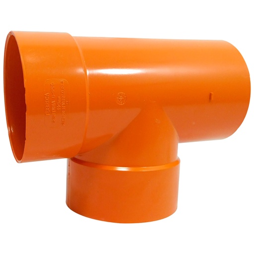 [7964] TEE PVC SANITARIO 110MM REFORZADO EXCXC TUBRICA