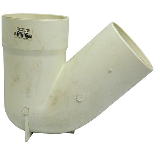 [8003] SIFON DE PLACA PVC SANITARIO LIVIANO 110MM EXC DP