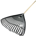 RASTRILLO PLASTICO ABANICO MANGO MADERA HERRAGRO