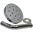 REGADERA PARA BANO 4" ABS CROMADO GRIVEN