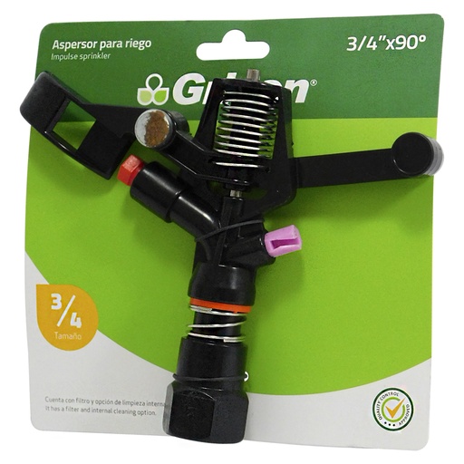 [8104] ASPERSOR PARA RIEGO 3/4" X 90 GRADOS GRIVEN