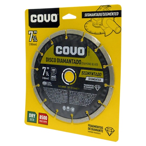[8128] DISCO DIAMANTADO 7 1/4" SEGMENTADO COVO