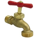LLAVE DE CHORRO 1/2" BRONCE SIN PICO GRIVEN