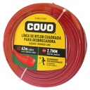 NYLON CUADRADO PARA DESMALEZADORA 62MT X 2.7MM COVO