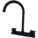GRIFERIA PARA FREGADERO 8" MANIJA CRUZ GRIVEN BLACK