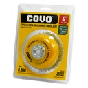 DISCO CEPILLO COPA DE ALAMBRE 4" X 5/8" COVO