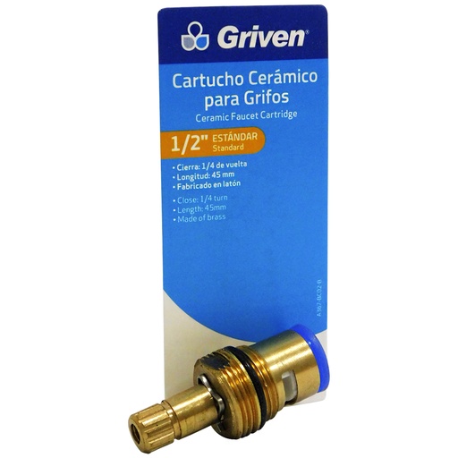 [8394] CARTUCHO CERAMICO 45MM LATON GRIVEN