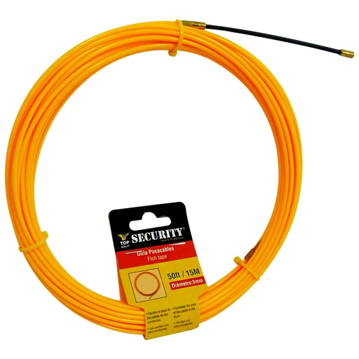 [8496] GUIA PASACABLE 15MTS X 3MM SECURITY